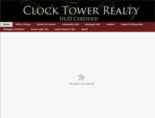 Tablet Screenshot of clocktoweronline.com